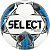 Футбольный мяч SELECT BRILLANT SUPER FIFA белый-синий-серый