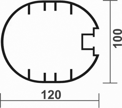 Футбольные ворота 5х2 юношеские SPORTWERK SPW-AG-500-2P